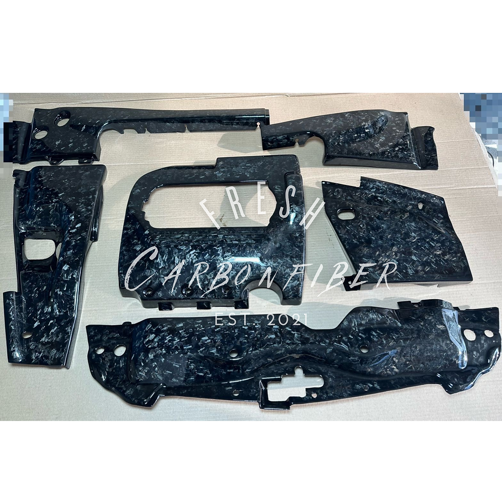 04-08 Acura TL Carbon Fiber Engine Covers