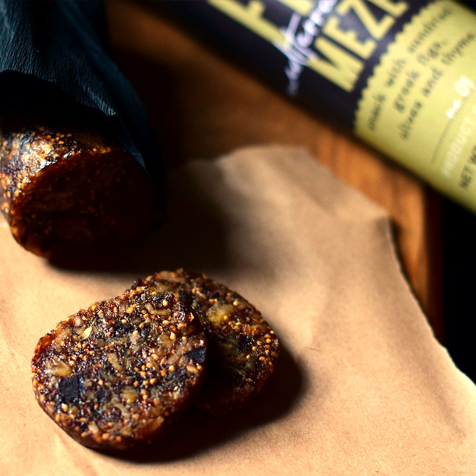 Thumbnail: Fig Meze Mediterranean 160g -  Sundried Figs with Olives and Thyme