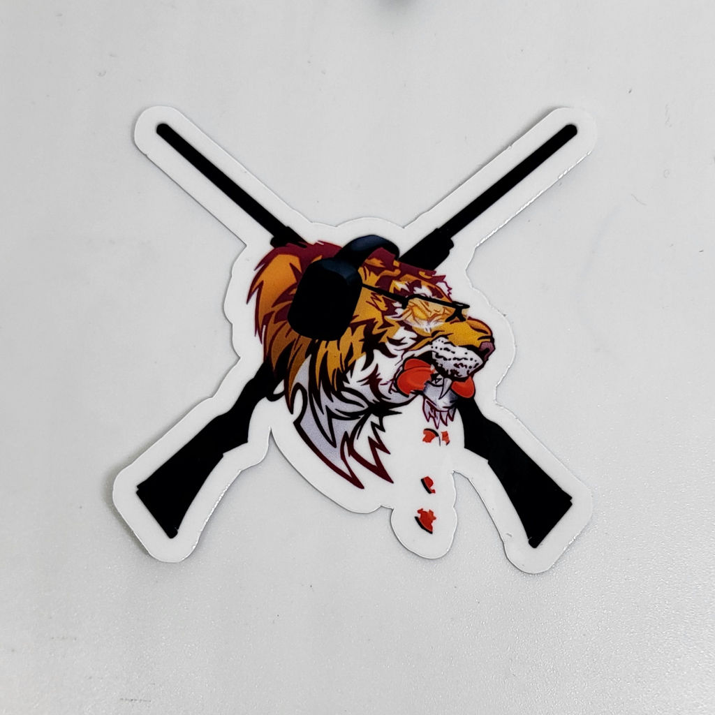 Stewartville Tigers Trap Team - Premium Laminated Vinyl Sticker