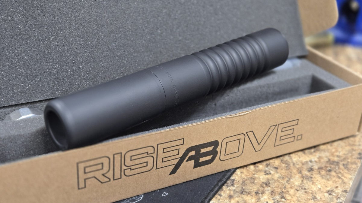 AB SUPPRESSOR RAPTOR 7.62 8 STACK 5/8-24 3" REFLEX
