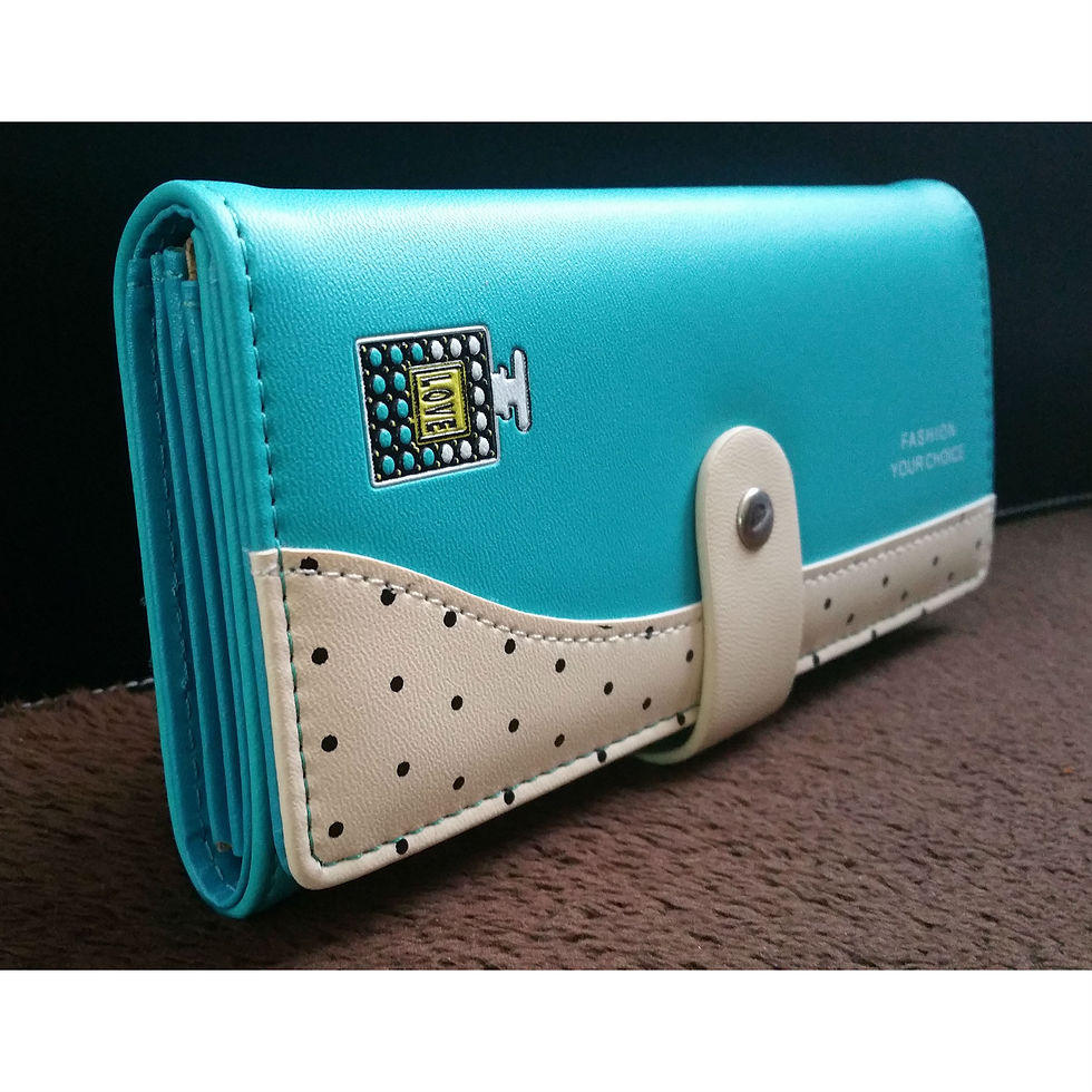 Thumbnail: Candy Color Polka Dotted Clutch Purse