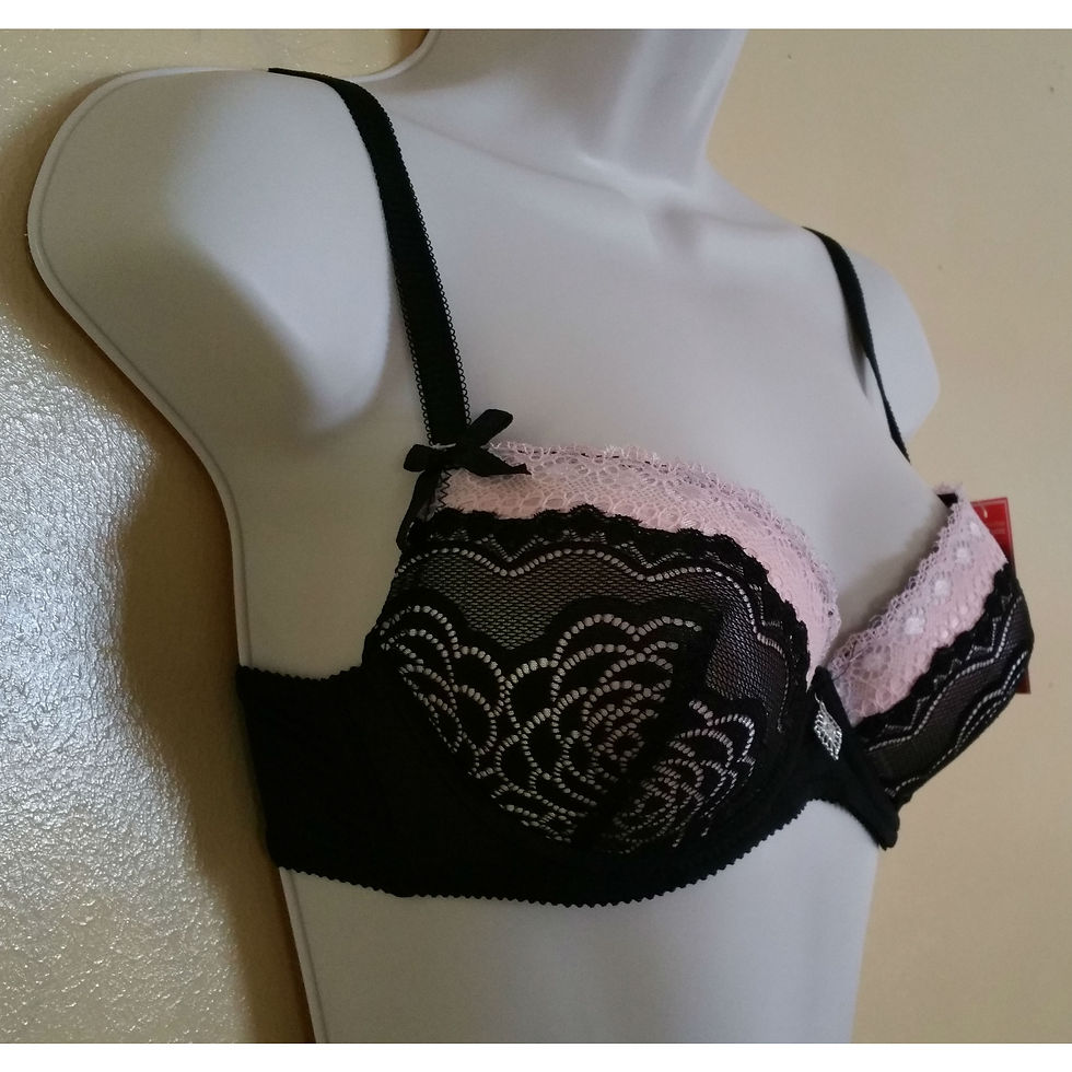 Thumbnail: Sexy Floral Pattern Laced Push-up Bra