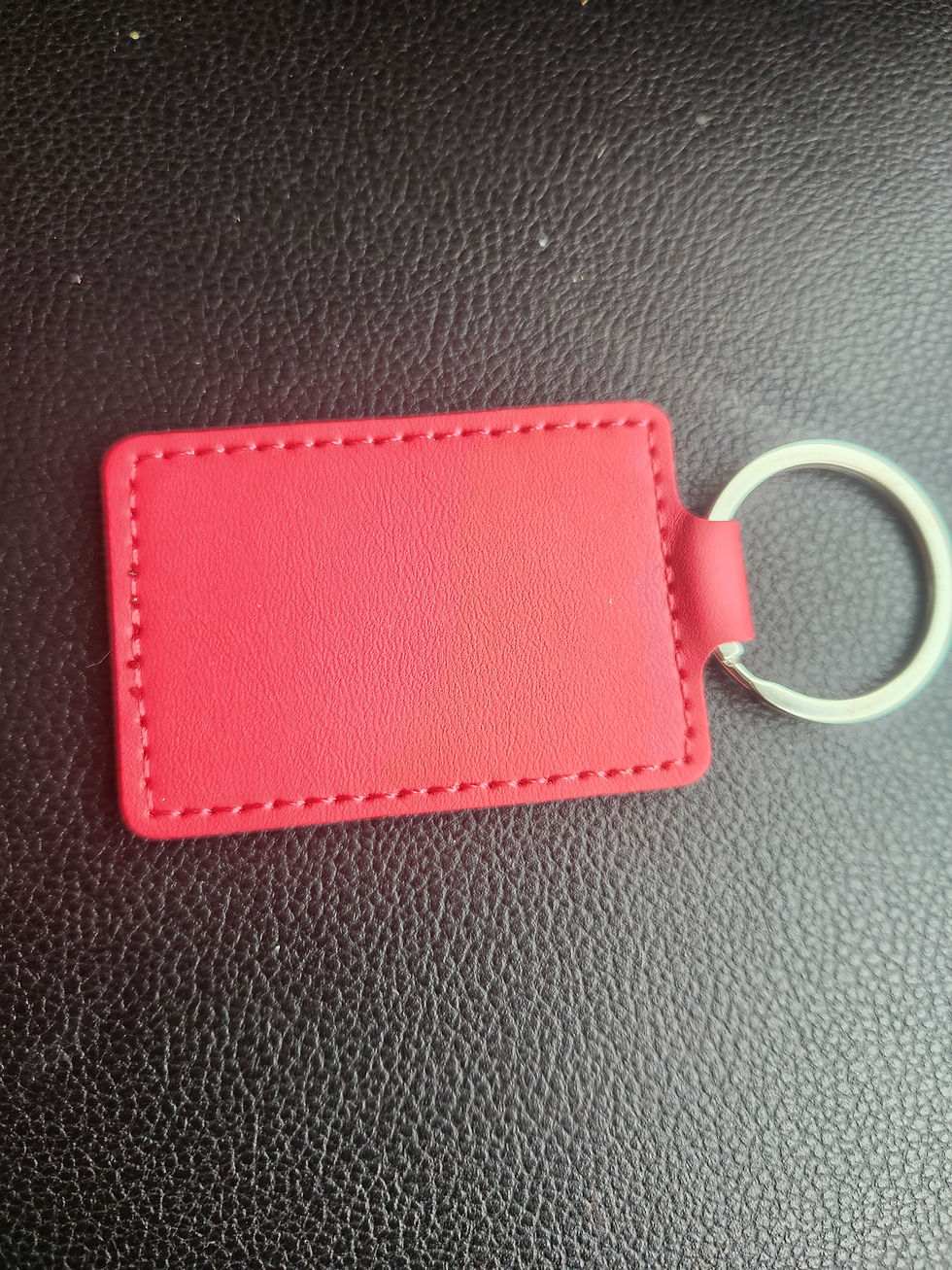 Thumbnail: Leather Rectangle Keychain