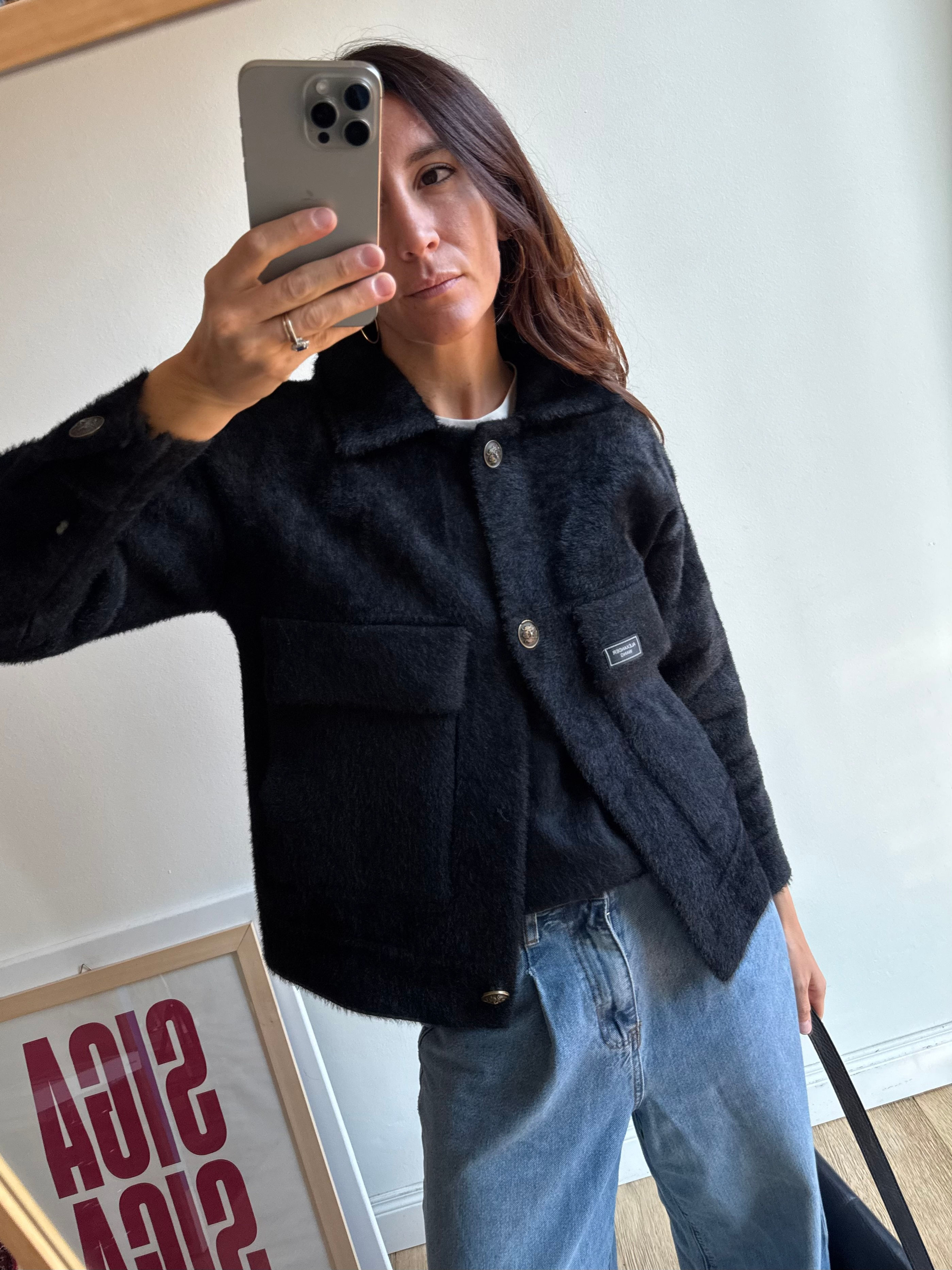 GIACCA CARDIGAN TEDDY ALEXANDER WANG