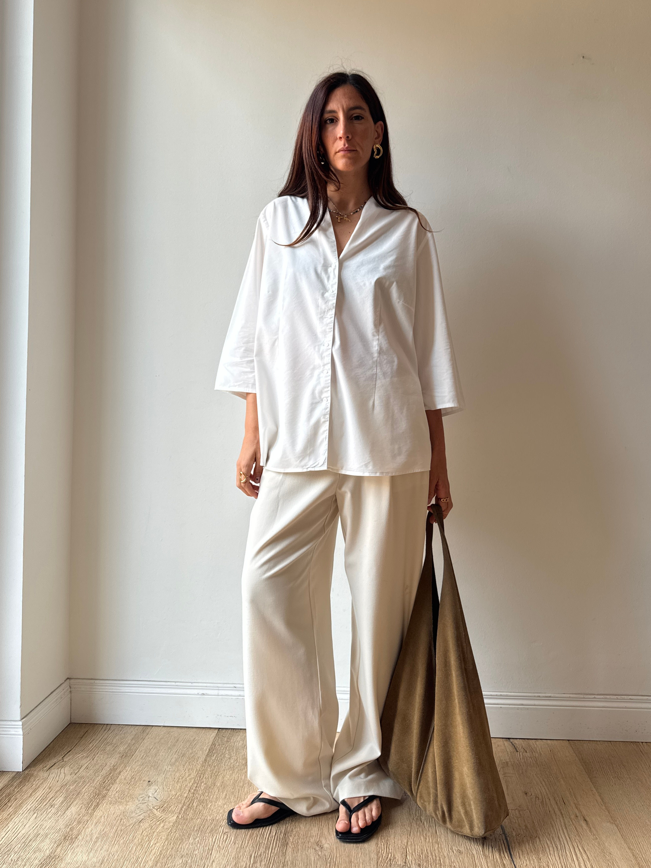 BLUSA BIANCA SVASATA