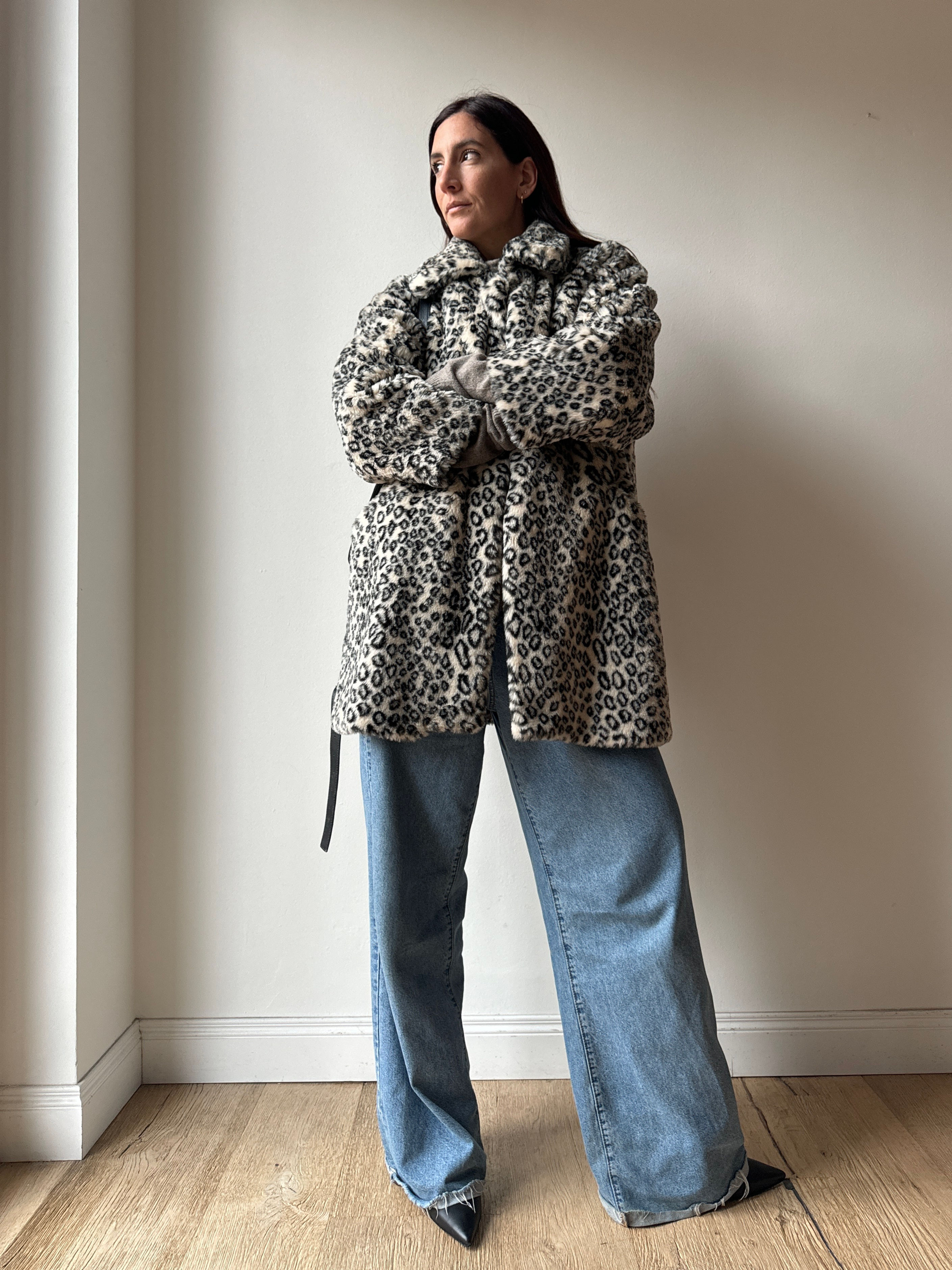 ECO PELLICCIA LEOPARDATA