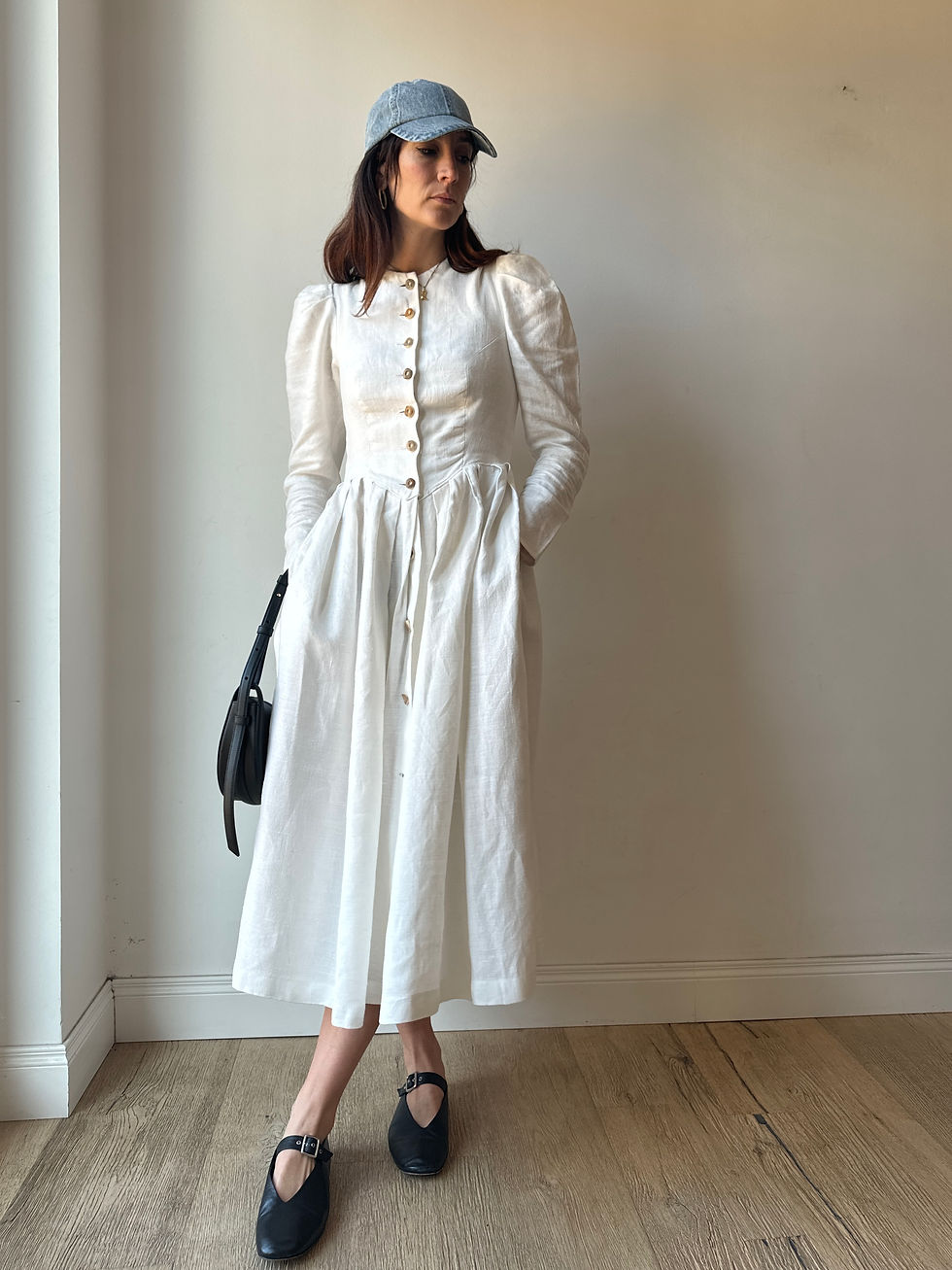 COTTON VINTAGE DRESS