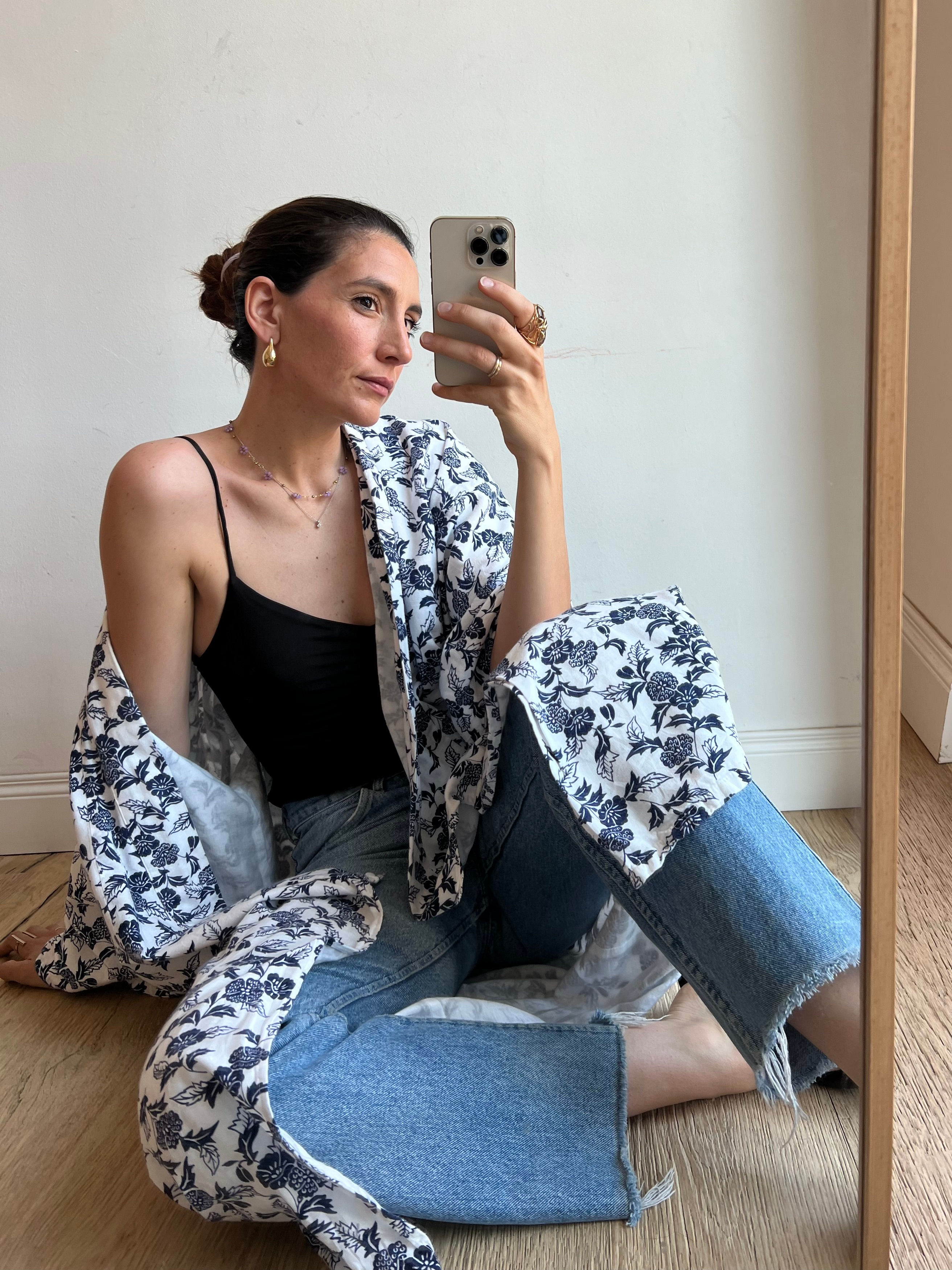 JAPANESE FLOWER KIMONO