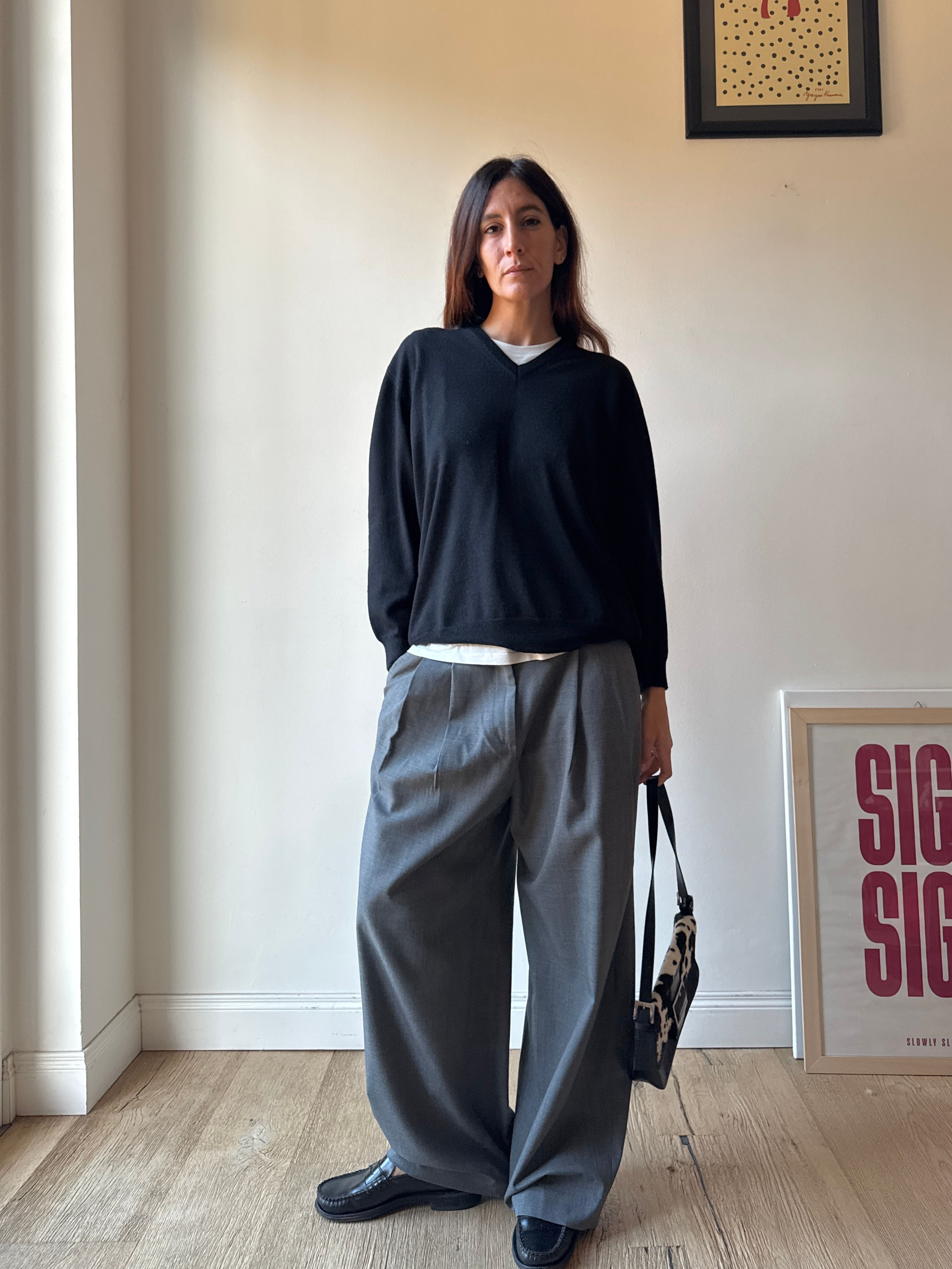 MAGLIONE CLASSICO NERO