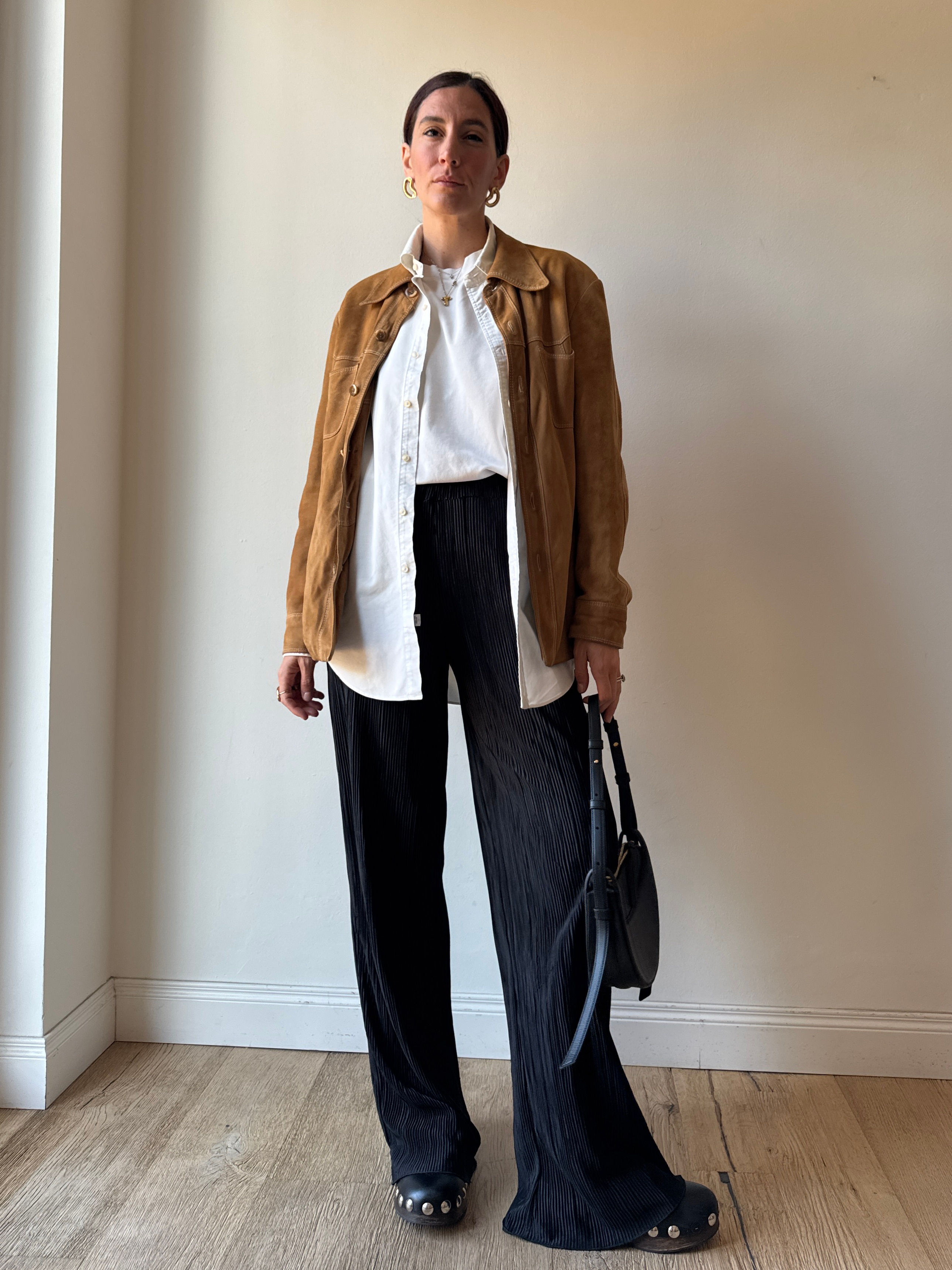 GIACCA CAMICIA IN SUEDE