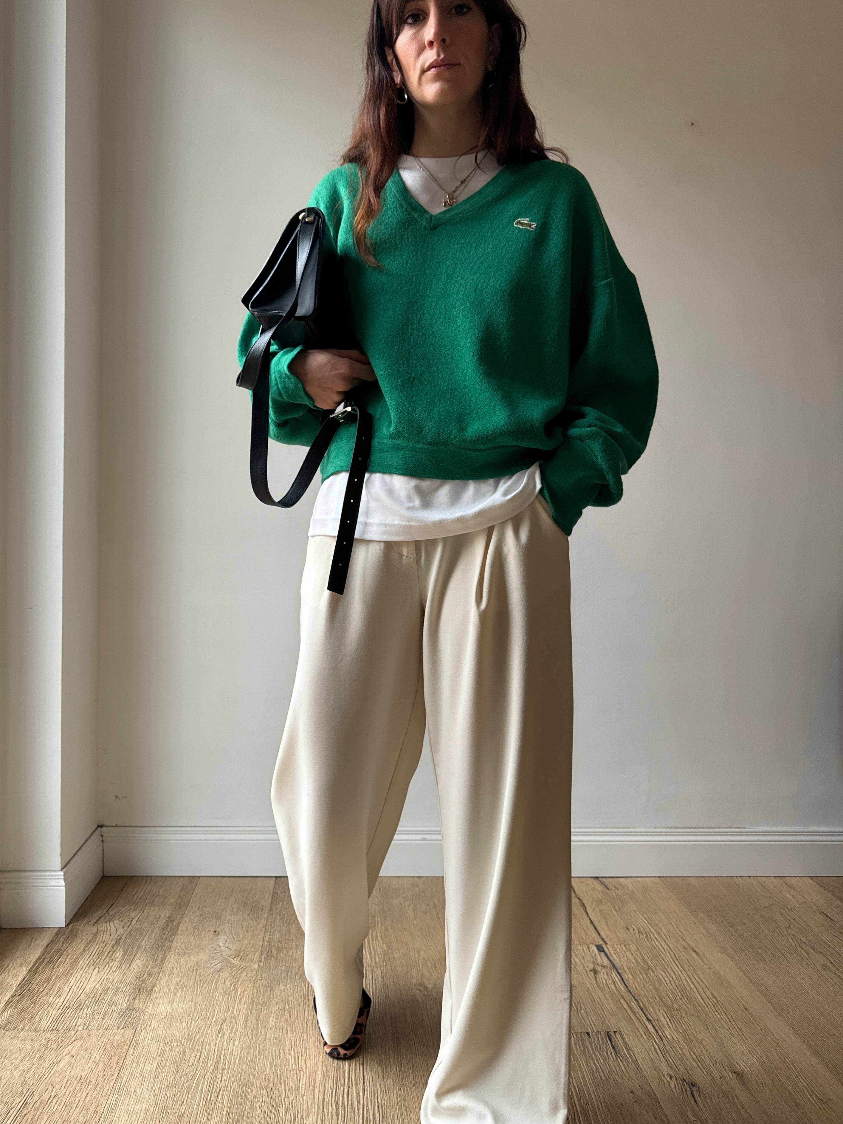 EMERALD GREEN LACOSTE