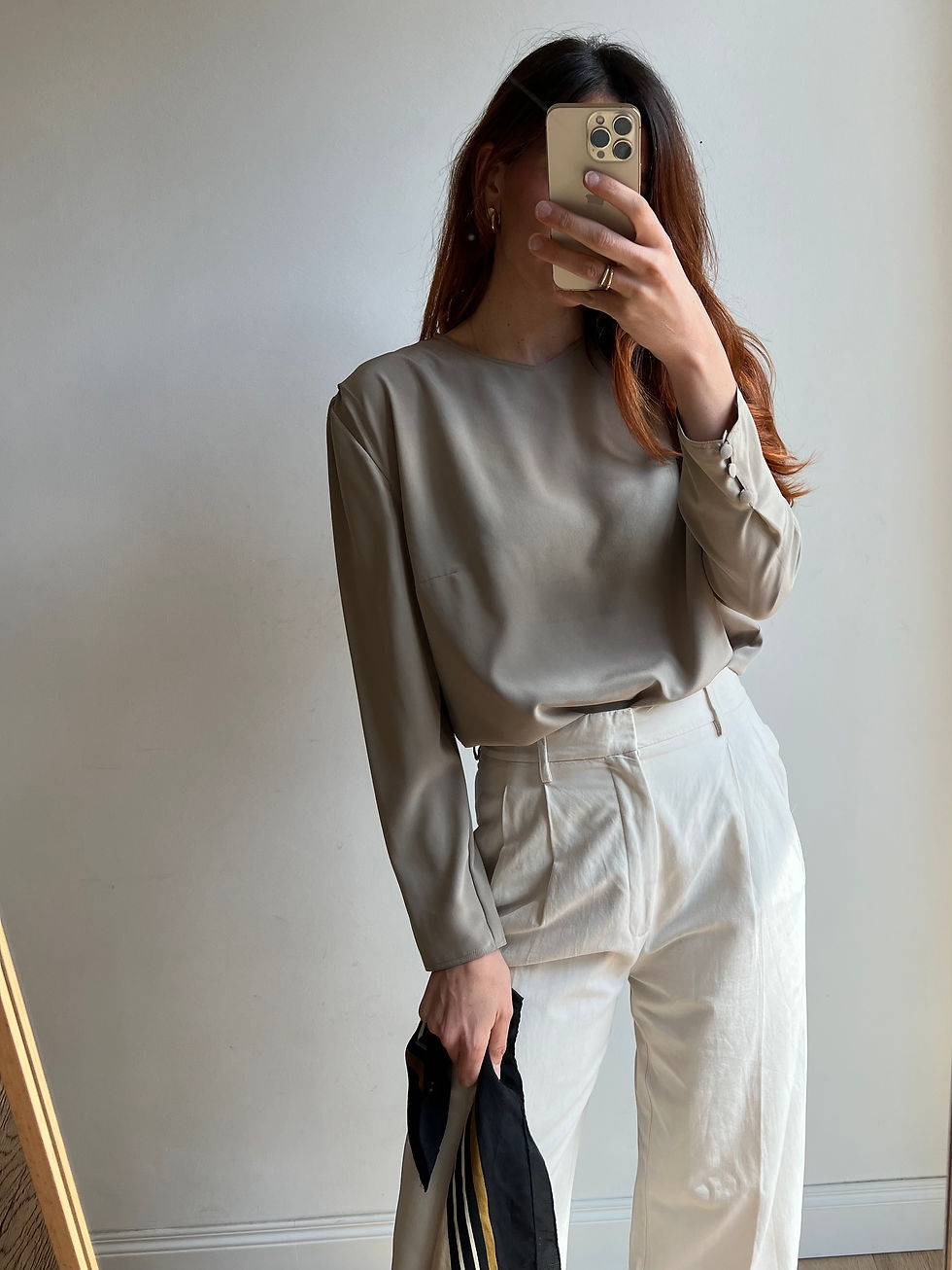 STONE GREY BLOUSE