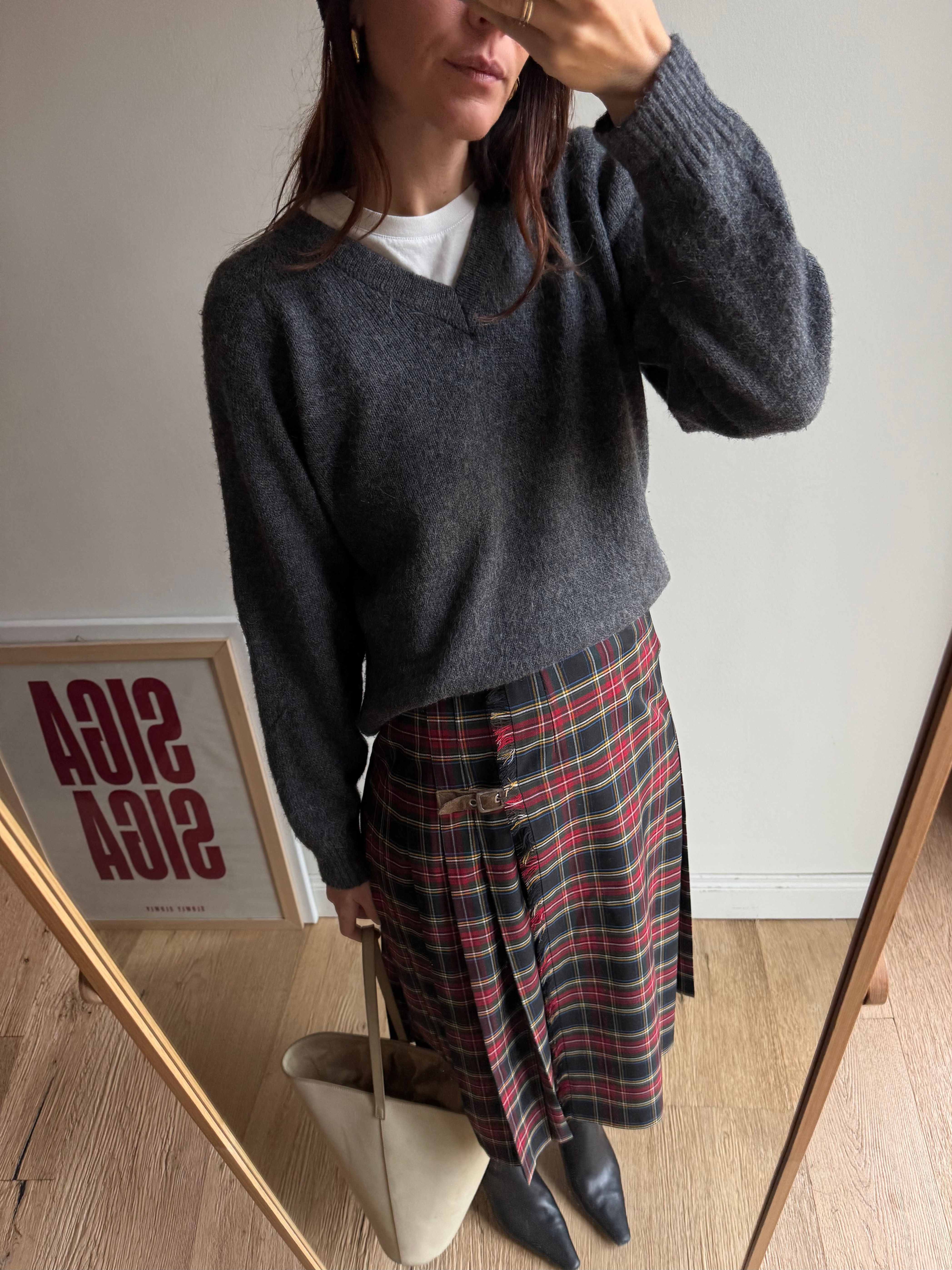 MAGLIONE GRIGIO V NECK