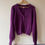 Miniature : CARDIGAN VIOLA MOHAIR