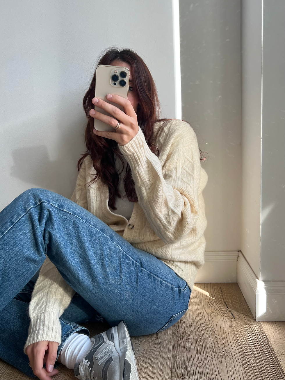 Milky chunky cardigan