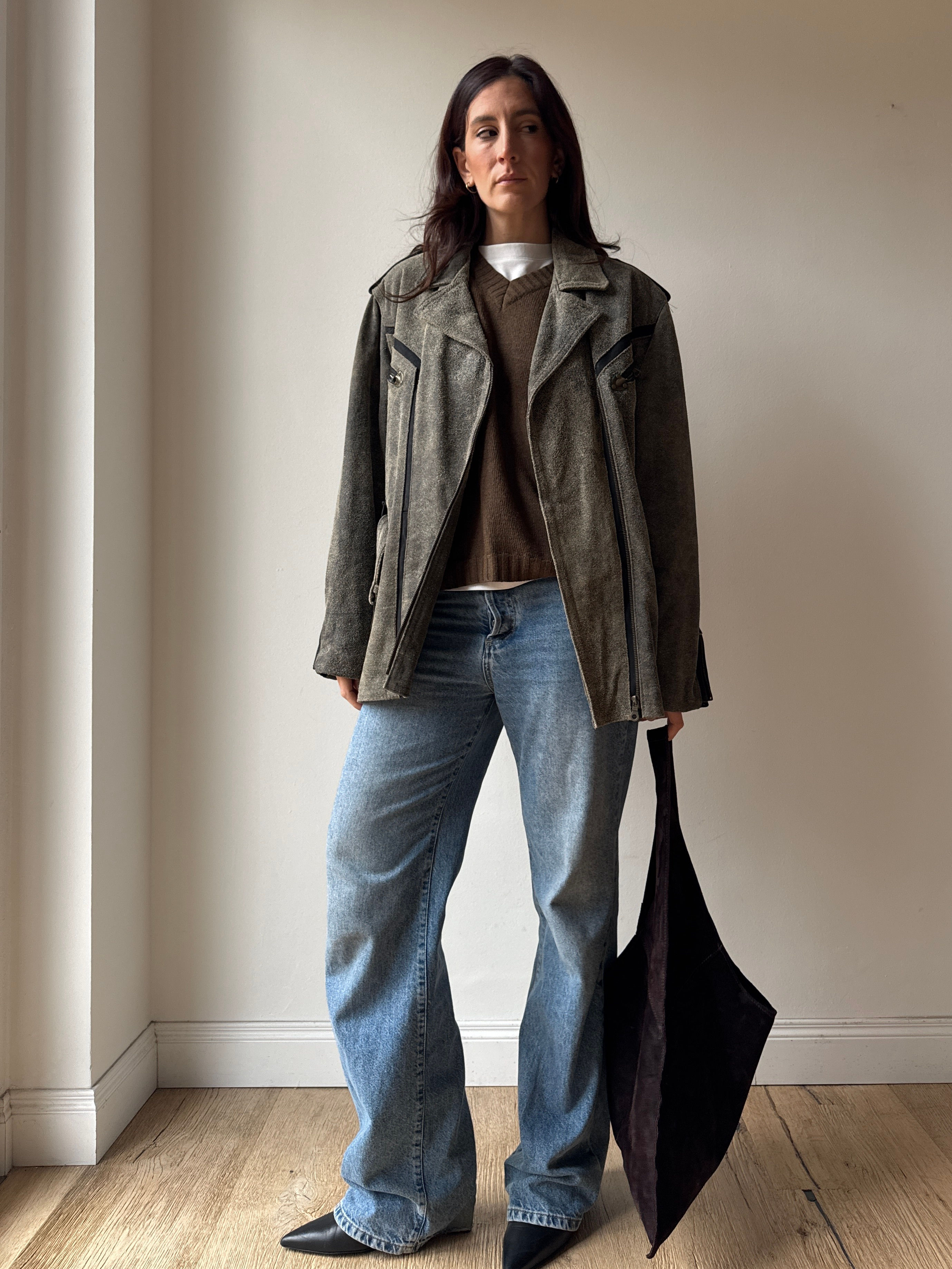 GIACCA IN CROSTA DI PELLE