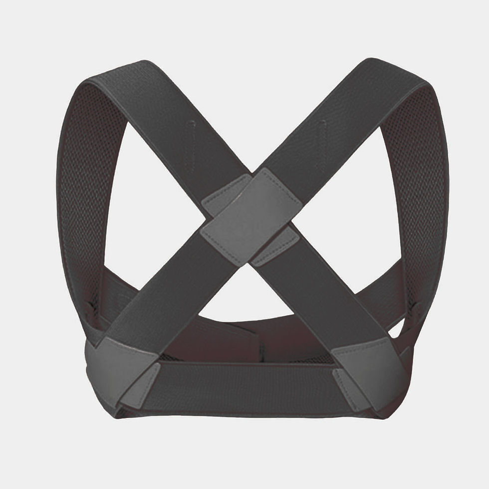 Thumbnail: Back Posture Corrector Fully Adjustable Straightener Upper Spine Support Back 
