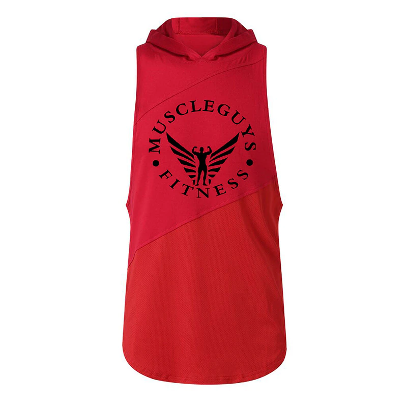 Thumbnail: Muscle guys Brand Bodybuilding Stringer Tank Tops Hoodies 