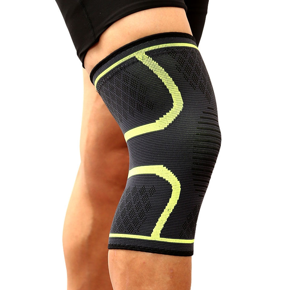 Thumbnail: 1PC Fitness Running Knee Support Braces Elastic Nylon Sport Compression Knee Pad