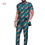 Thumbnail: Men 2 Pieces Pants Sets African Design Clothing Casual Long Top Shirts and Pants