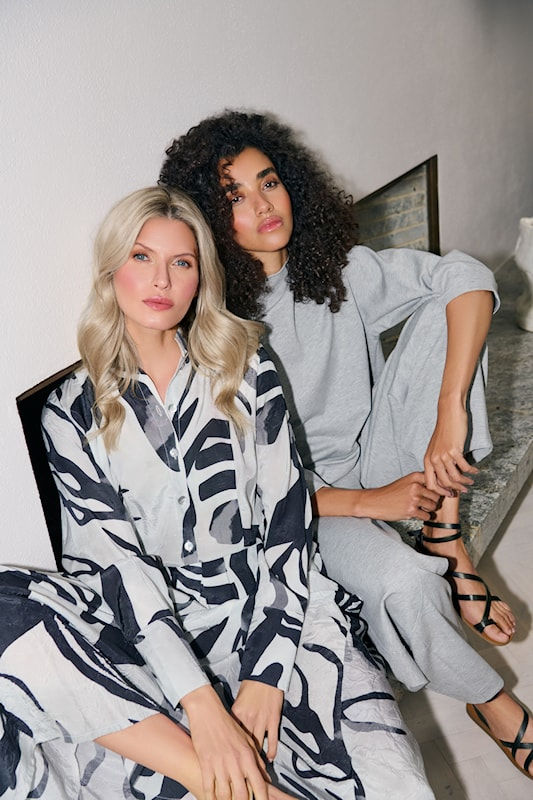 On model magazine image