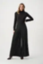 Black trousers front view