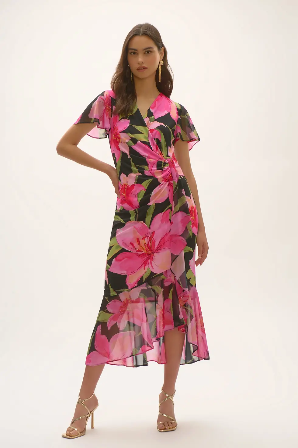 Thumbnail: Floral dress front view