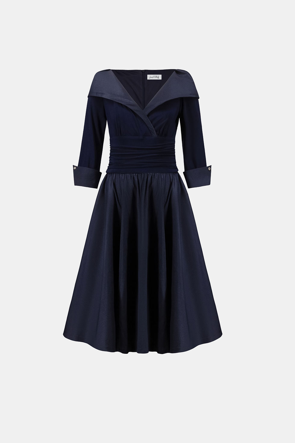 Thumbnail: Midnight blue dress front view