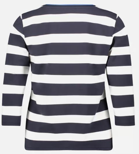 Thumbnail: Blue stripe top back view