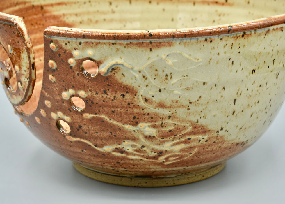 Thumbnail: Creamy Orange Yarn Bowl