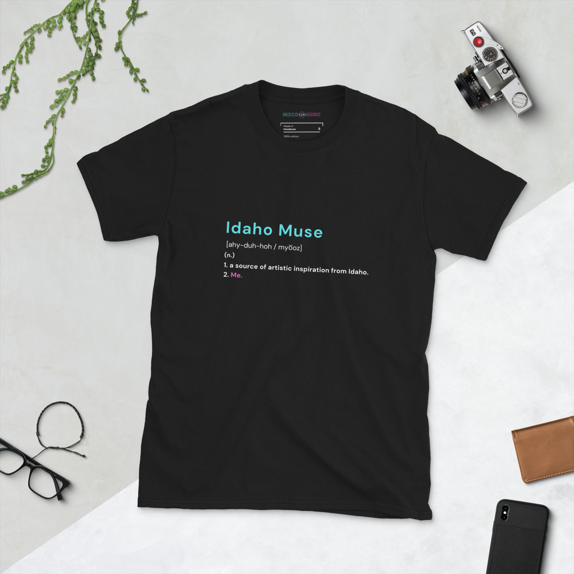 "Idaho Muse" NIZCO MUSIC Short-Sleeve Unisex T-Shirt