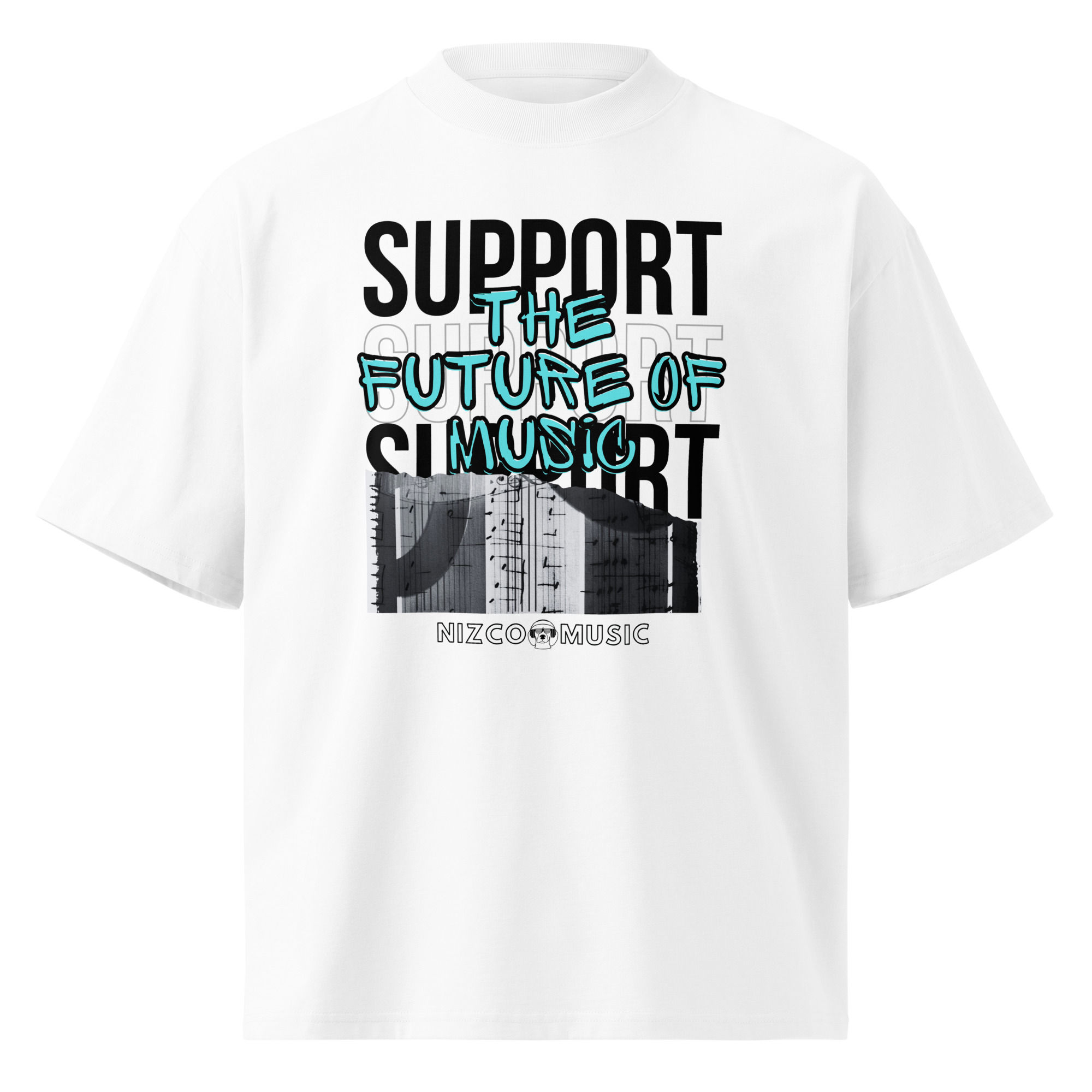 "Support the Future of Music" Oversized Tee