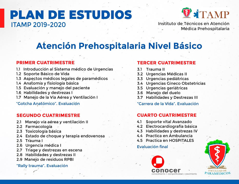 plan de estudios
