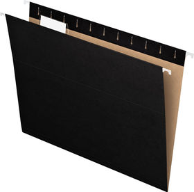 Pendaflex Recycled Hanging Folders, Letter Size, Black