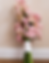 Blush pink calla lily and rose bridal bouquet