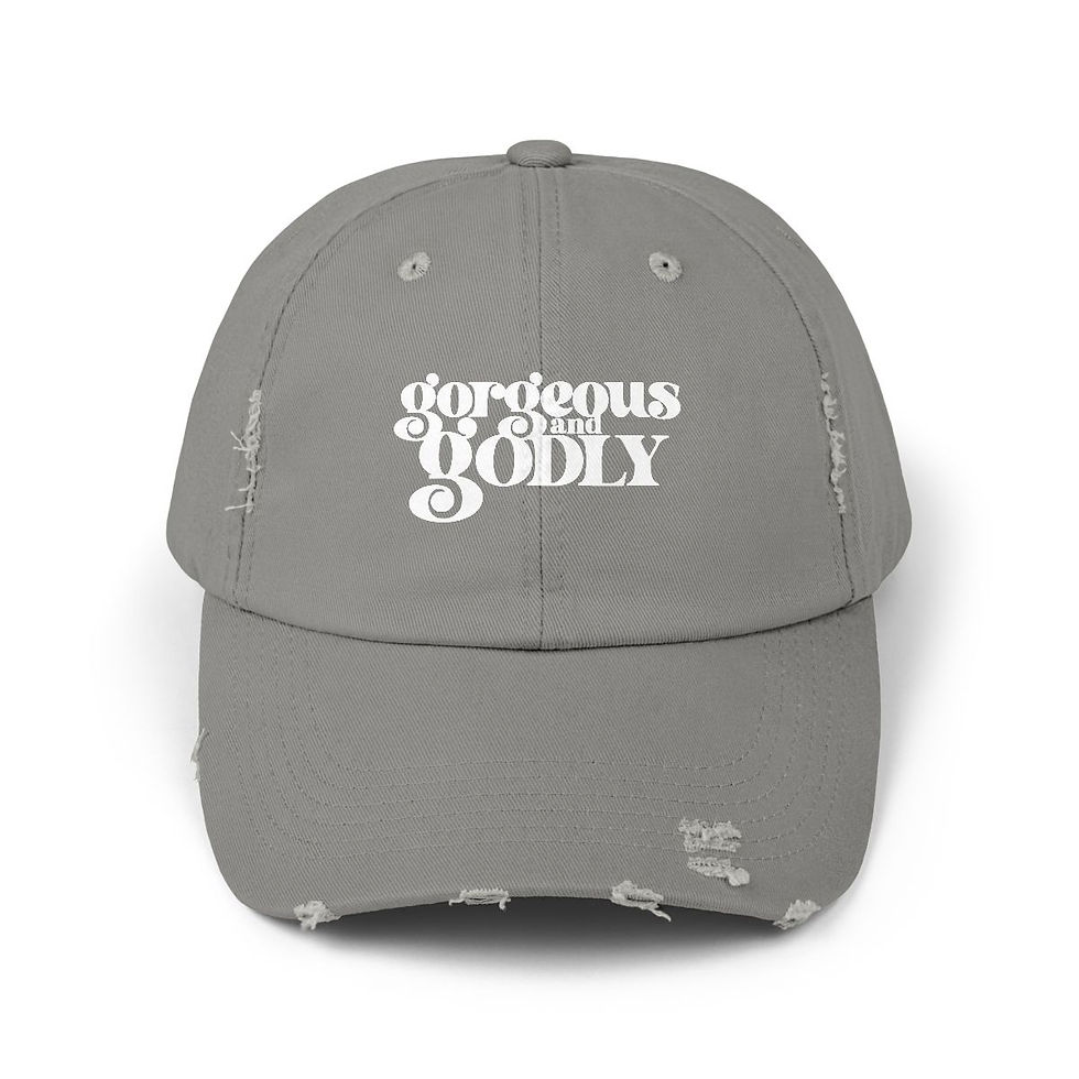 Thumbnail: Gorgeous + Godly Distressed Cap