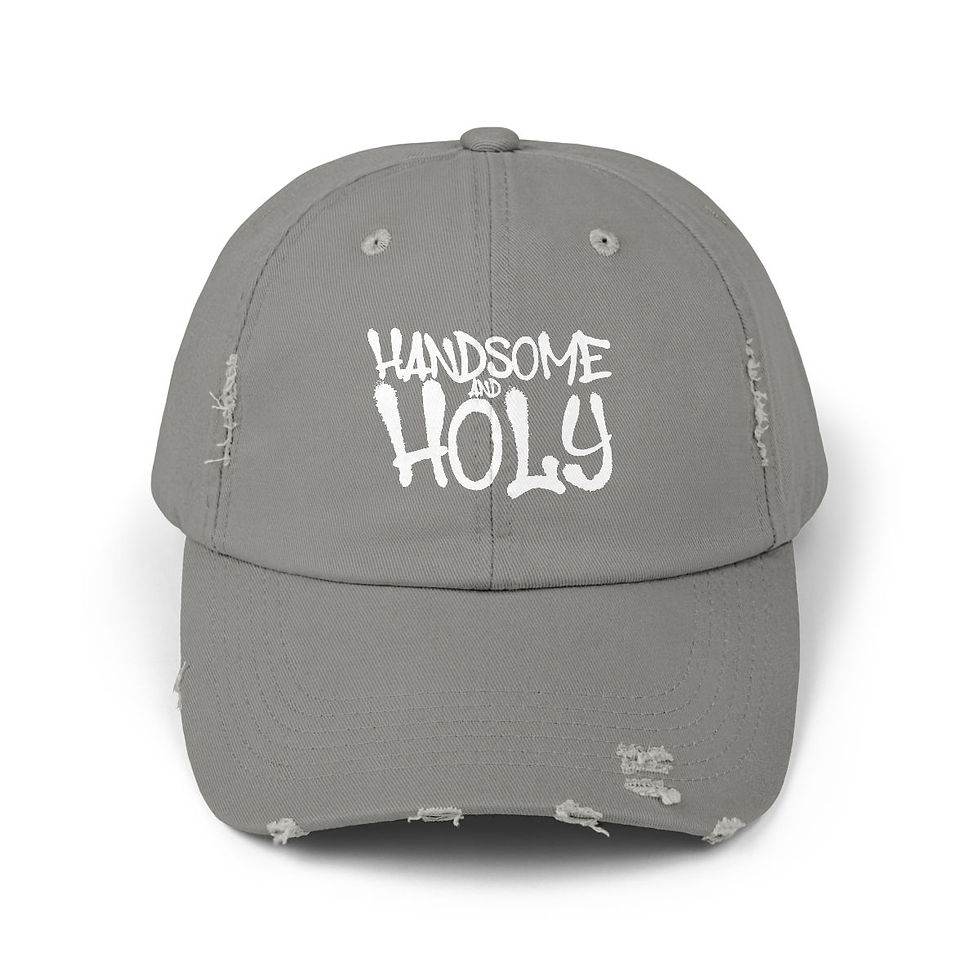 Thumbnail: Handsome + Holy Distressed Cap