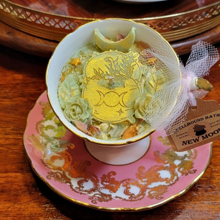 New Moon Teacup Candle