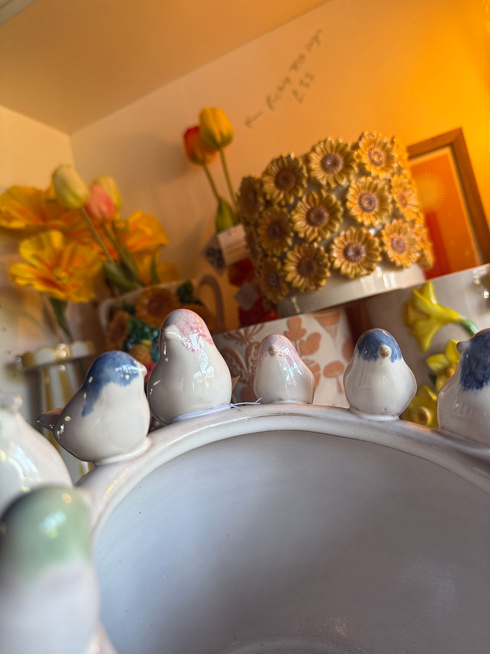 Thumbnail: Porcealin Bird Pot Holder