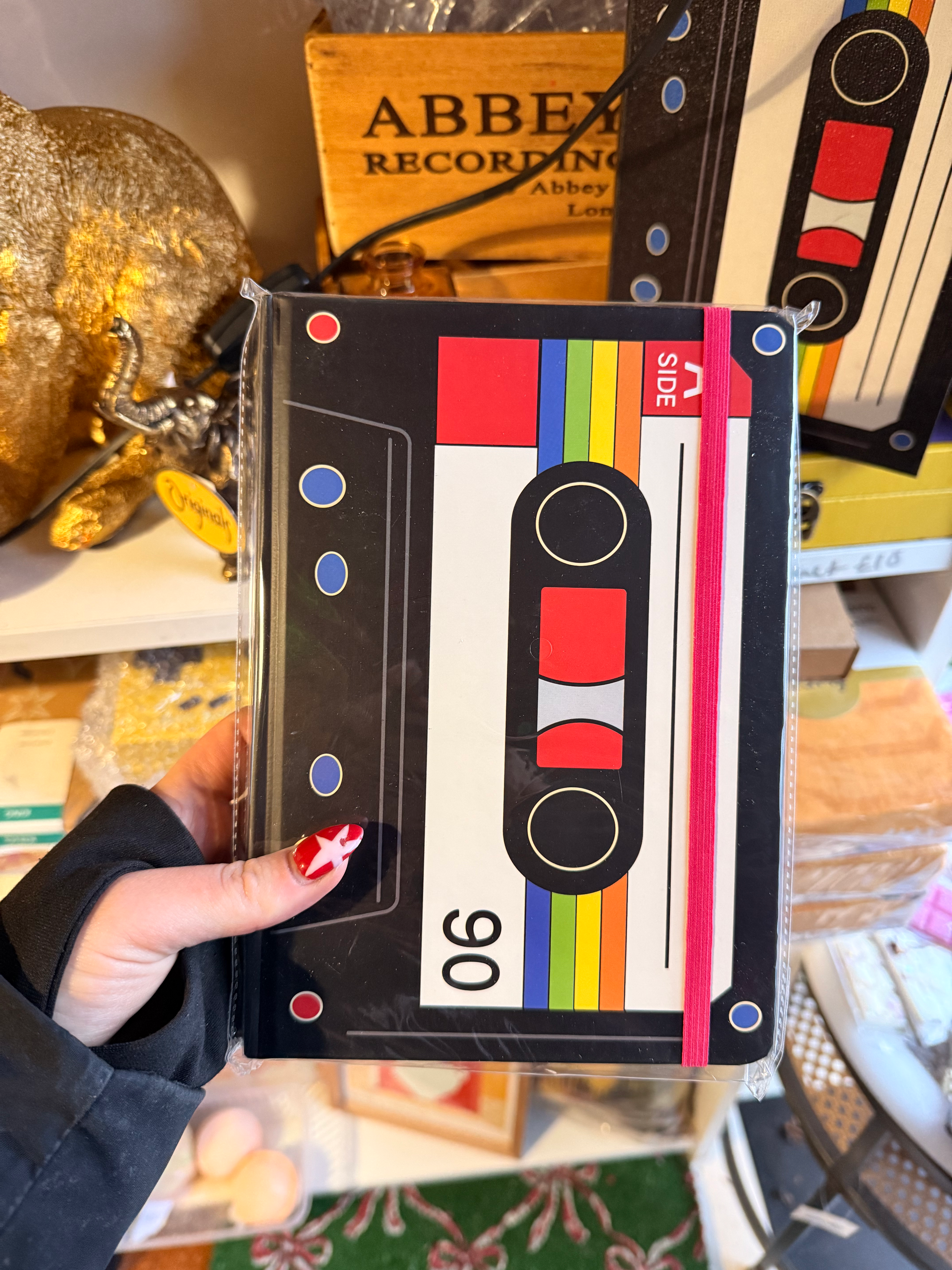Retro Cassette Note Book 