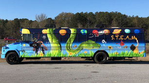 DeKalb Academy of Technology and the Environment Unveils Fully Transformed S.T.E.A.M Bus