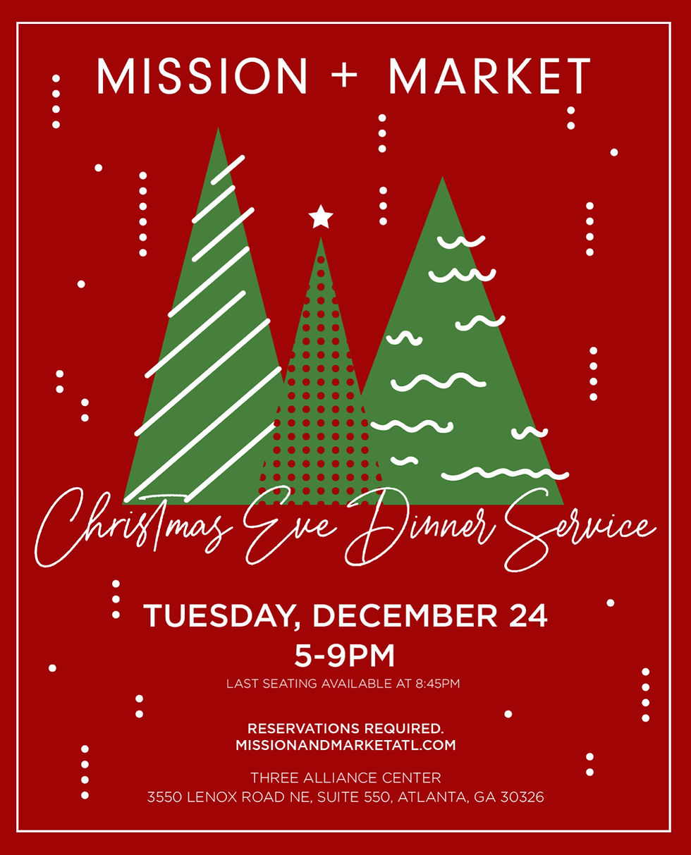 Join Mission + Market for a Delicious Christmas Eve Dinner