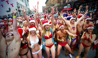 Atlanta Santa Speedo Run benefiting Bert's Big Adventure