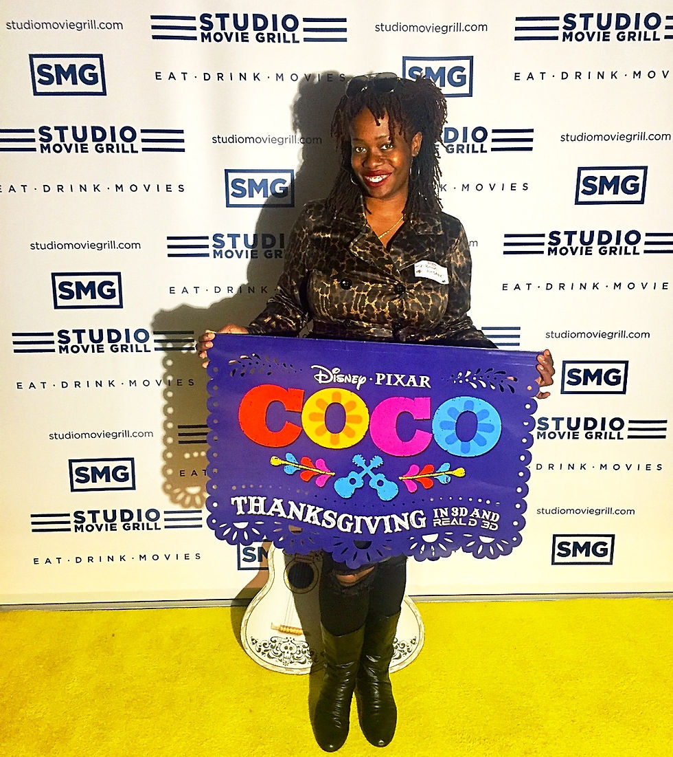 Ash Said It attends Pixar Coco Screening at Studio Movie Grill Marietta