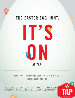 RELEASE: The Easter Egg Hunt is On at TAP