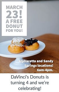 Free Donuts from Davinci's Donuts