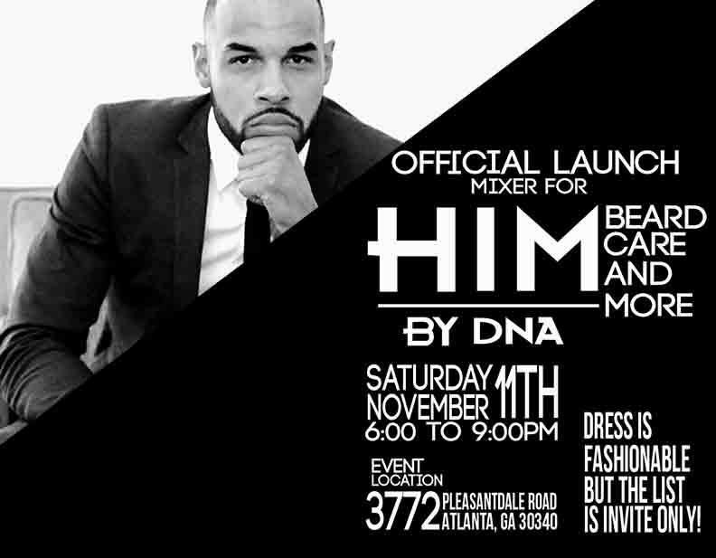 HIM By DNA official launch party Atlanta