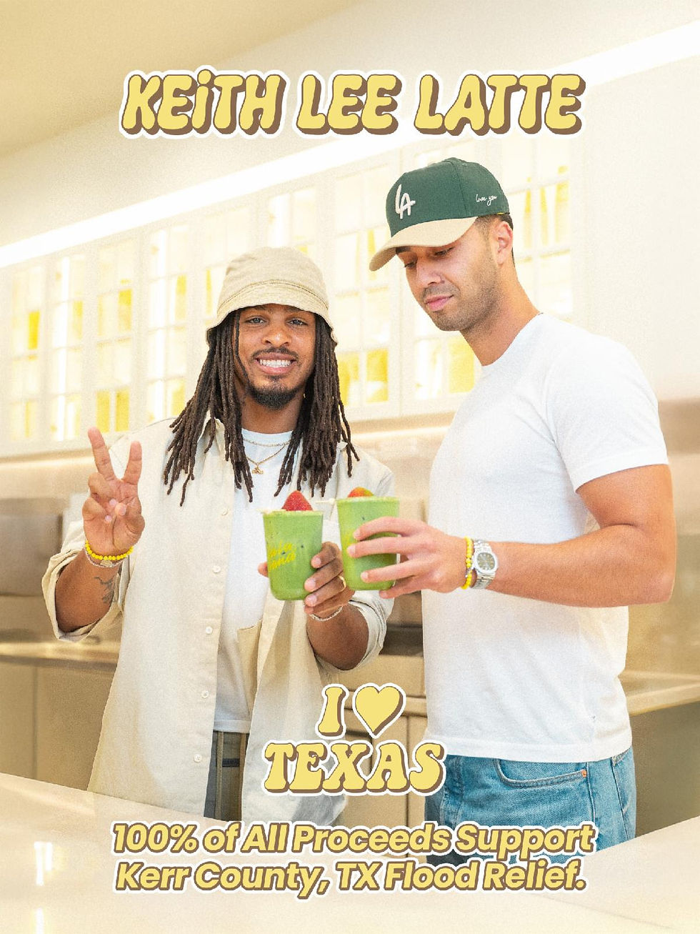 Keith Lee to Donate 100% of La La Land Kind Café Latte Proceeds to Kerr County Flood Relief