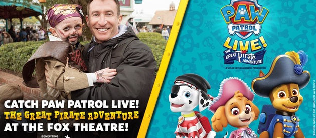 PAW Patrol Live! benefiting Bert's Big Adventure in September