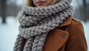 Maximize Your Winter Wardrobe with Trending Crochet Scarves and Knitted Sweaters